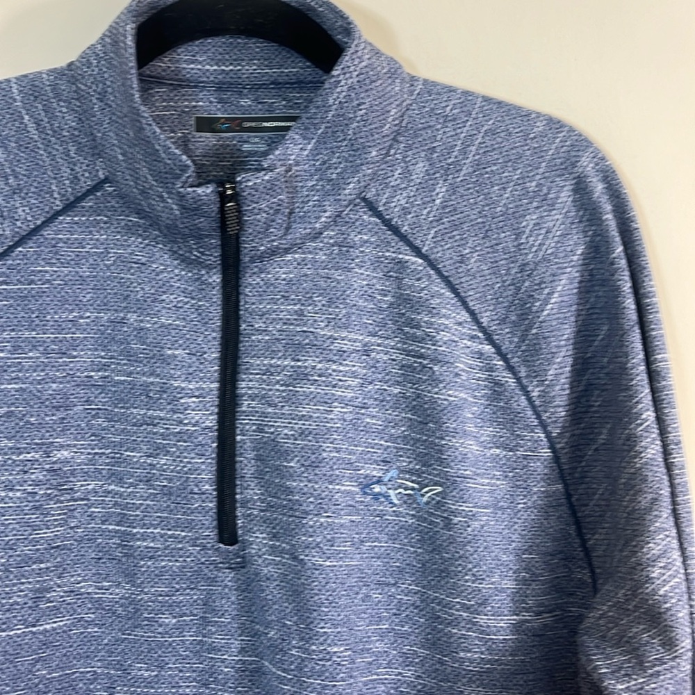 Greg Norman 1/2 Zipper Golf Performance Pullover Jacket - Picture 1 of 9